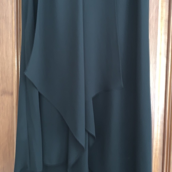 BCBG TARA CASCADE RUFFLE DRESS - Picture 6 of 6